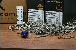 TrimHead Decking Screws Bundle 2000pc 8g x 50mm