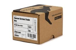Spacer Screws 6mm x 100mm Trade Box 100