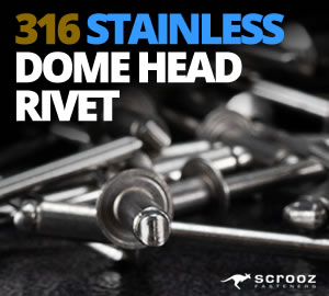 316 Stainless Steel Dome Head Rivets