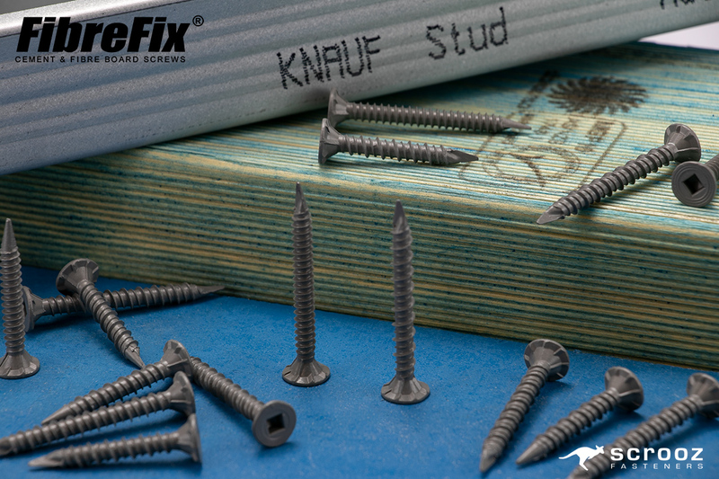 8g x 32mm FibreFix Cement Board Screws pack 100