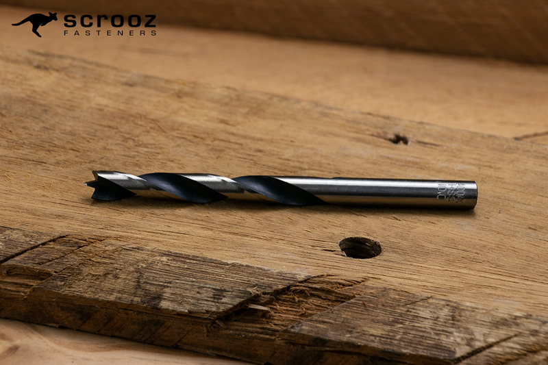 brad point wood drill 4mm pack 1