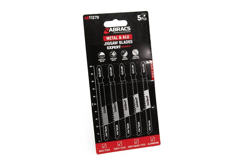 Jigsaw Blades Metal T127D Aluminium Pack 5 Aluminium Cutting