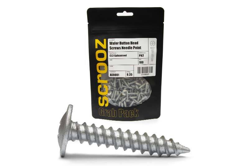 Button Head Needle Point Screw 8G x 25mm - 500 Pack, Button Head Screws, Screws