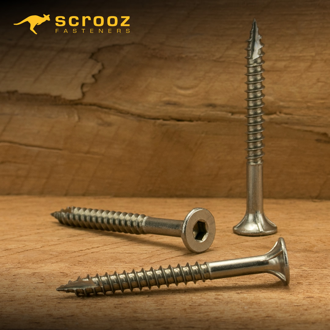 Scrooz Batten Screws 304 Stainless Steel