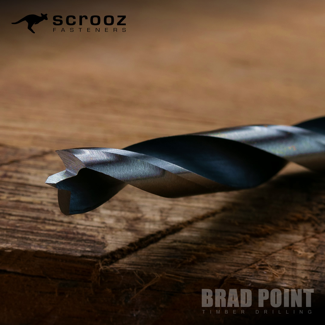 Scrooz Brad Point Wood Drill Bits