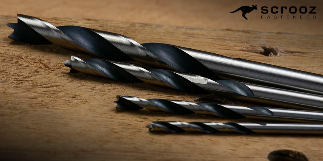 Scrooz Brad Point Wood Drill Bits