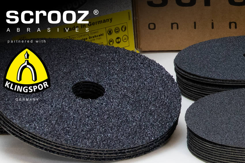 Scrooz Klingspor Pro Zirconia Fibre Grinding Discs