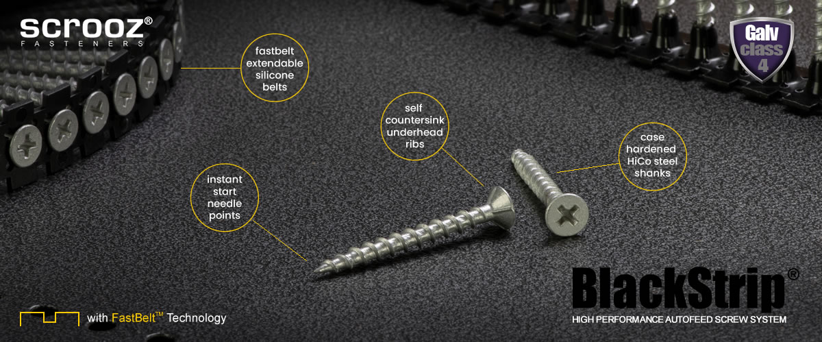 Scrooz Technical Collated Wood Screws 1200
