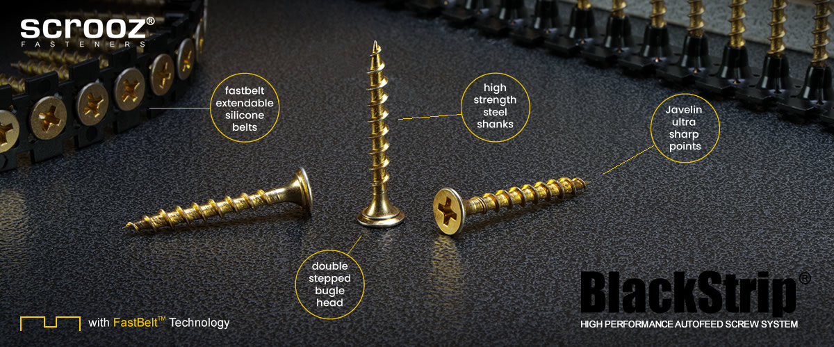 Scrooz Technical Collated Plasterboard Screws 1200