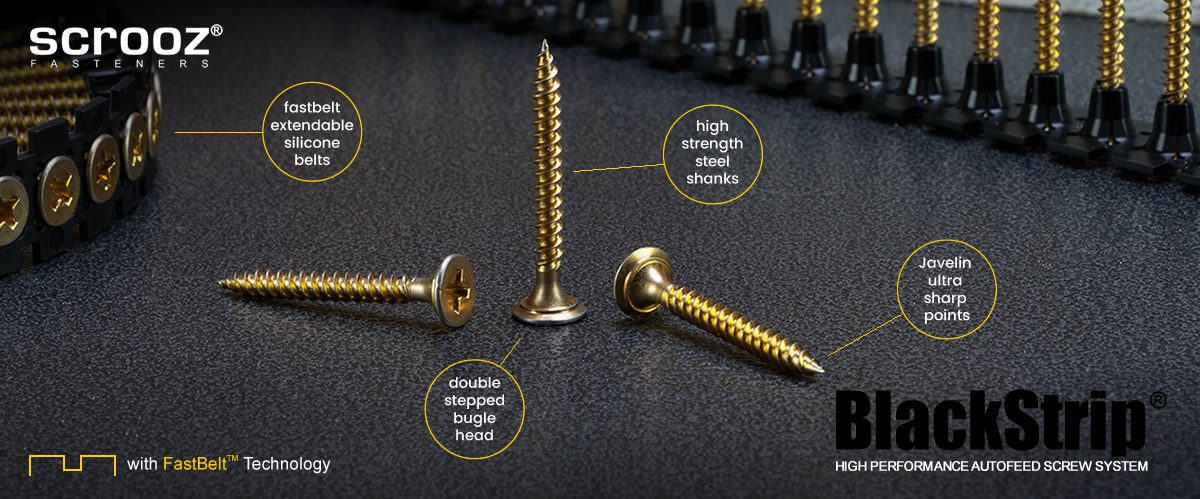 Scrooz Technical Collated Plasterboard Screws 1200