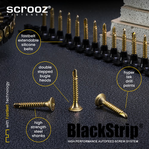 Scrooz Technical Collated Plasterboard Screws Mob 600