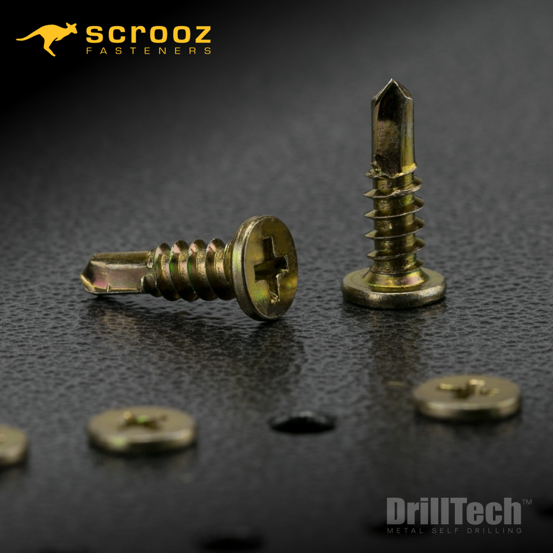 Scrooz Flat Head Self Drill Screws