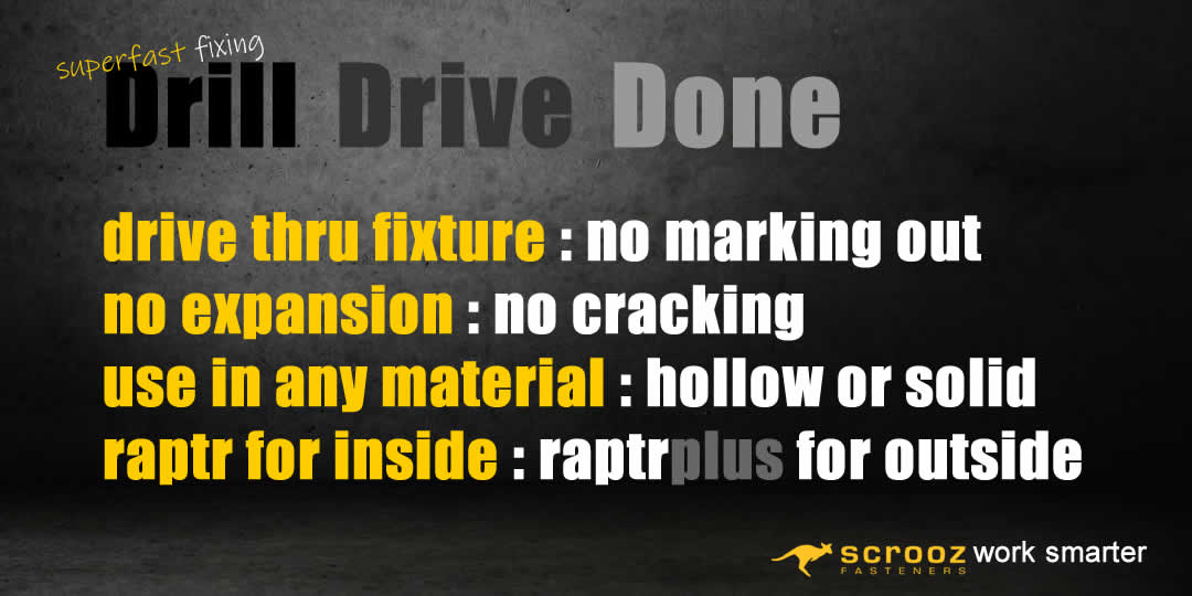 Raptr Concrete Screws