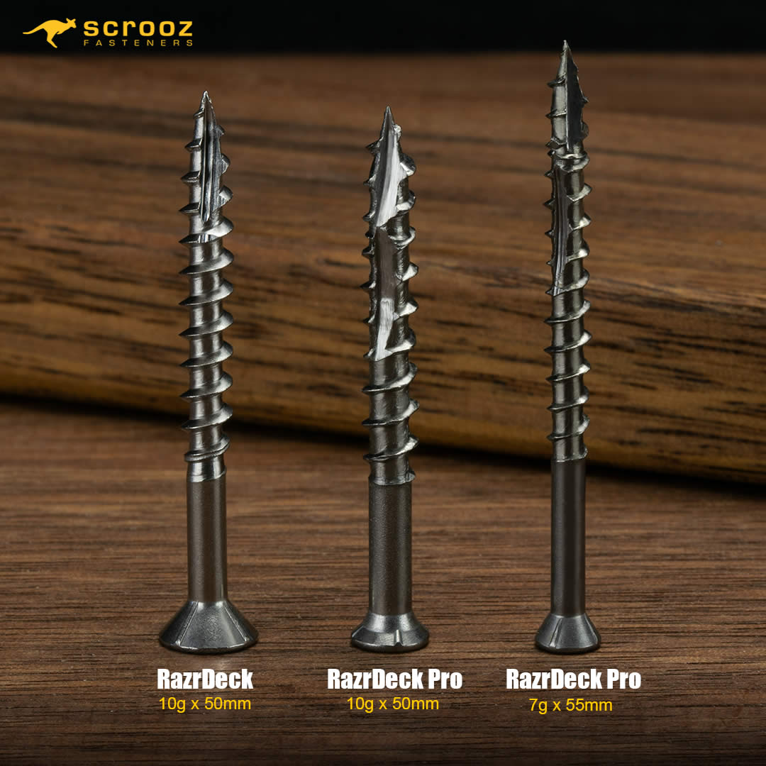 Razr Pro Decking Screws