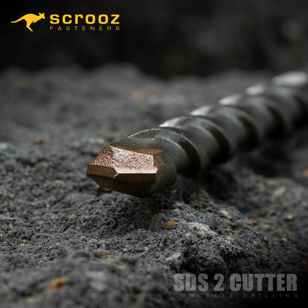 Scrooz 2 Cutter SDS Concrete Drill Bits