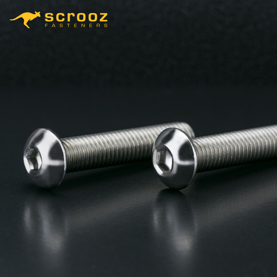 Scrooz Button Head Socket Screws Stainless Steel
