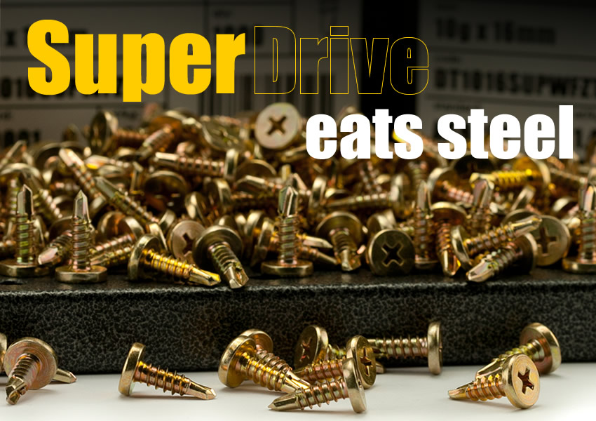 Superdrive Metal Drilling Screws