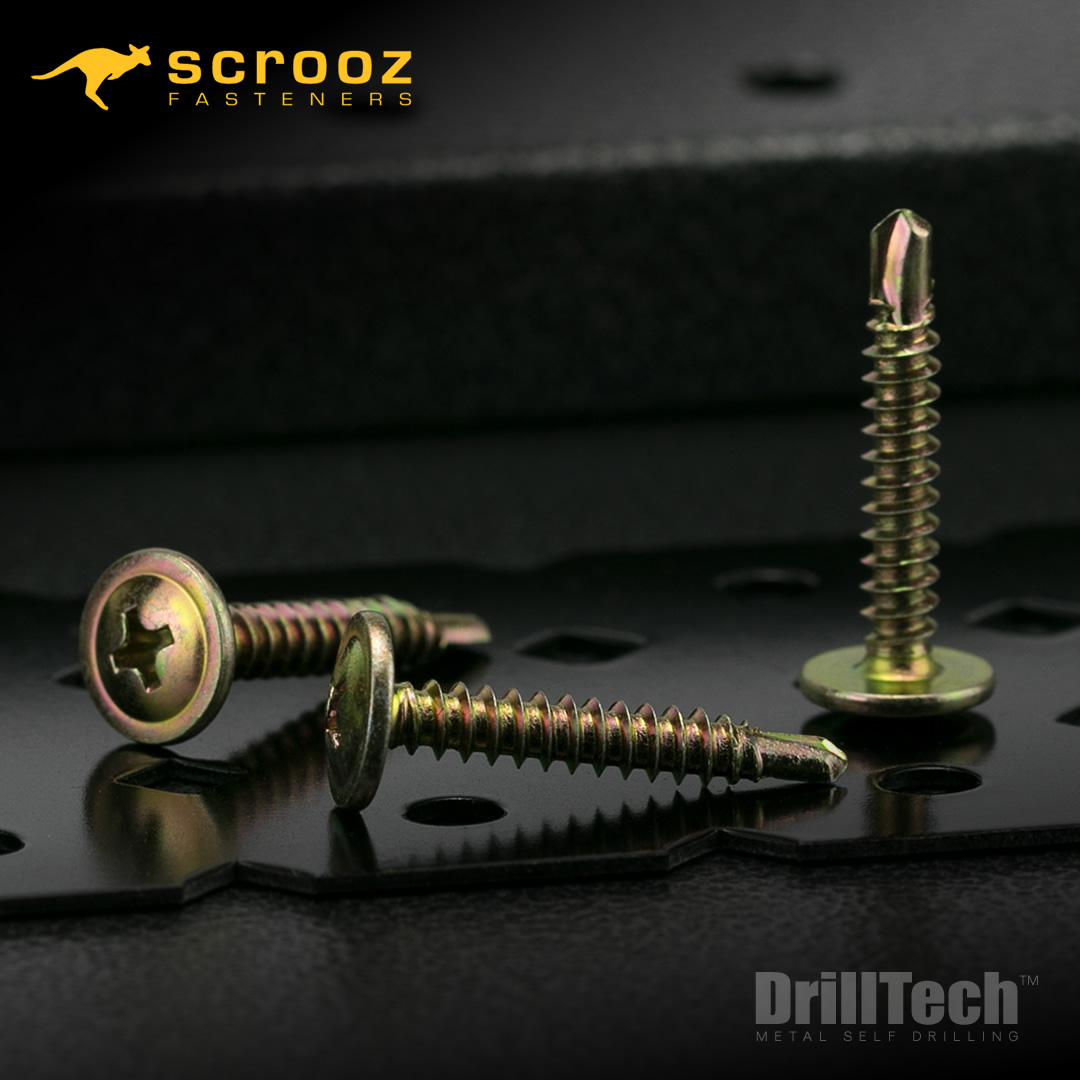 Scrooz Wafer Button Head Self Drill Screws