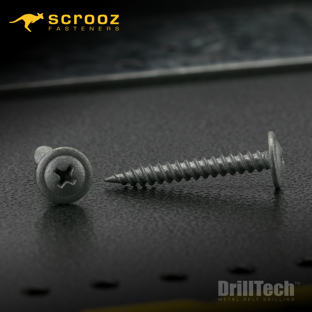 Scrooz Wafer Head Needle Point Stitching Screws
