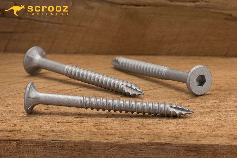 Batten Screws Galvanised by Sxrooz Fasteners