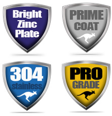 Butt Hinges Loose Pin - Available in Bright Zinc Plate, Prime Coat, Satin Stainless Steel