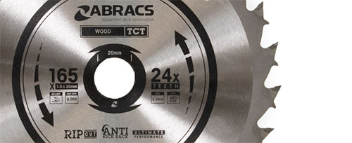 165mm Circular Saw Blade, 24 tooth