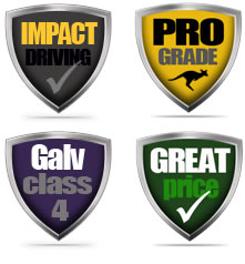 Colorbond roofing wood screws badge pack of 4 shield images. Impact driving. Pro grade. Galv class 4. Great price.