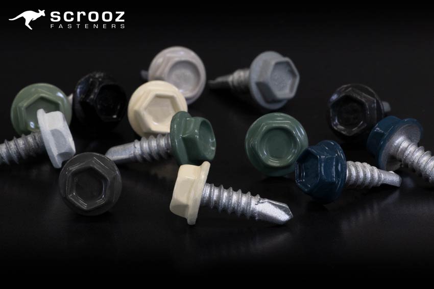 Colorbond Tek Screws by scrooz fasteners