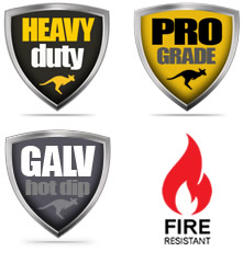 concrete screw bolts fire rating badge pack