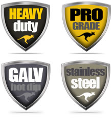 fasteners in galvansed steel and stainless steel