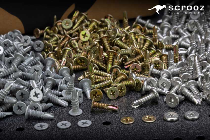 Scrooz Flat Head Metal Telk Screws Main Category Image