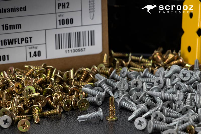 Scrooz Flat Head Metal Telk Screws Main Category Image