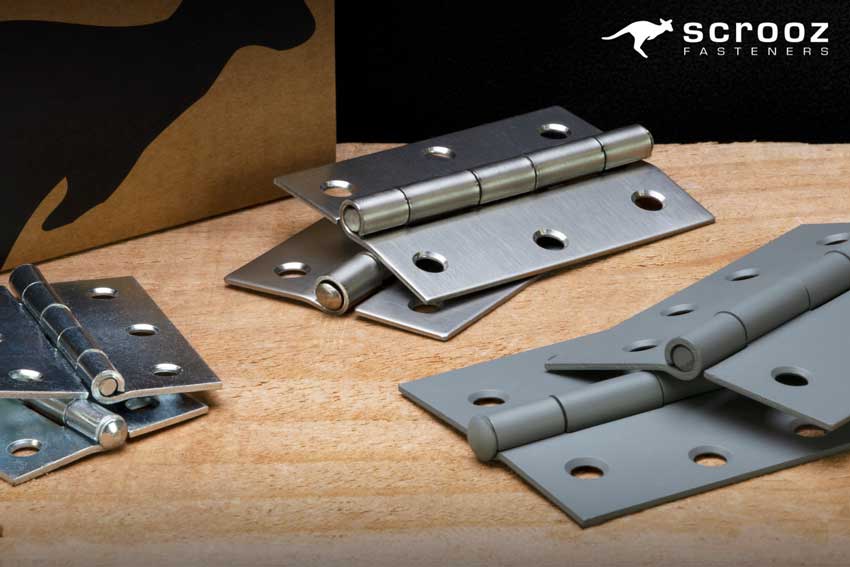 Butt Hinges Loose Pin - Scrooz Fasteners Australia