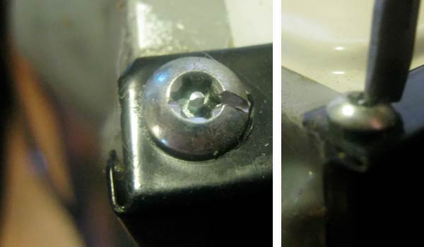How To Remove Security Screws - Cut a slot