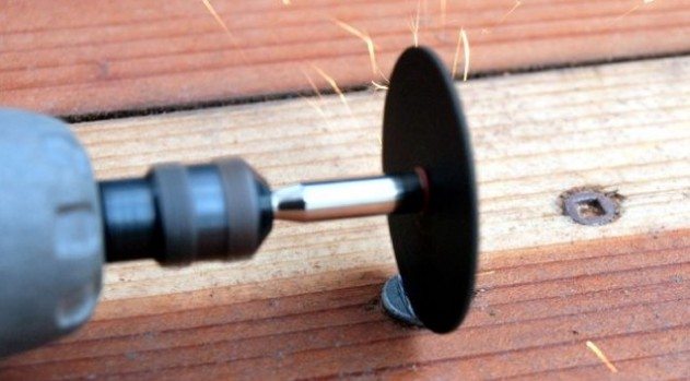 how to remove stripped screws - cut a new slot