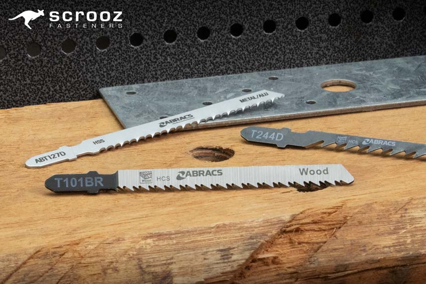 Jigsaw Blades by Scrooz - Abracs European made Jigsaw blades for wood and metal