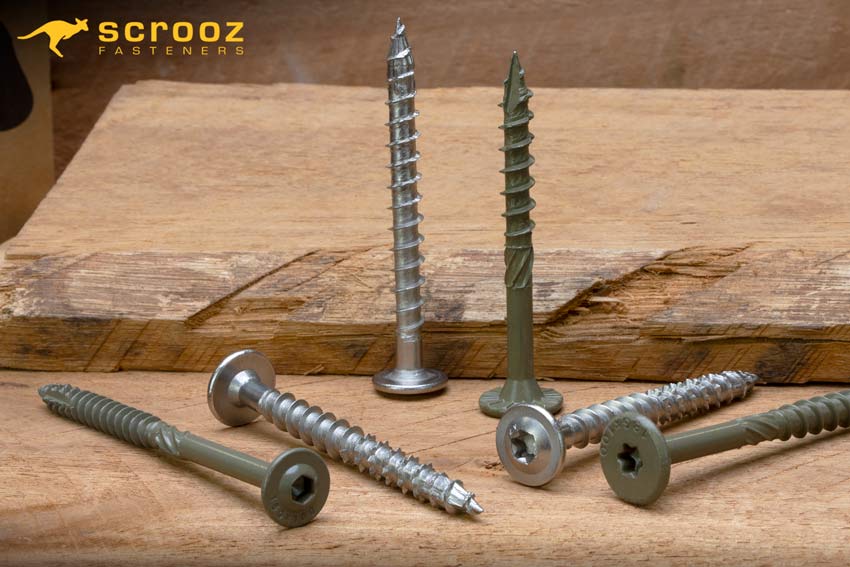 landscaping screws torx drive with ceramic coating