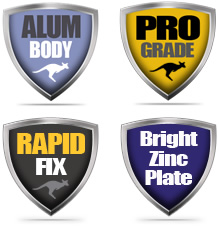 large flange rivets badge pack pro grade