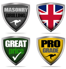 Masonry Drill Bit image of 4 shields - Multi Purpose Drilling, Great Price, Pro Grade, Direct from the UK