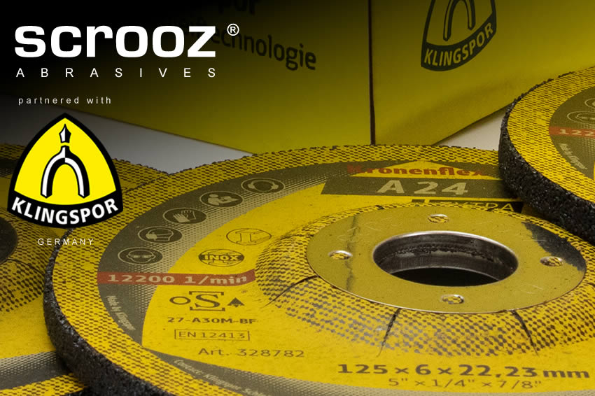 metal grinding discs. Klingspor range sold online at scrooz.com.au