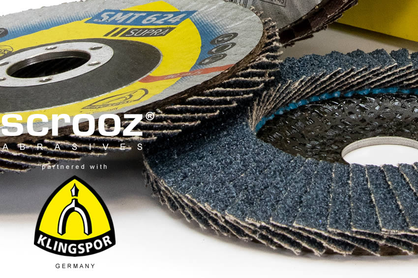 Metal Grinding flap discs by Klingspoor. Metal grinding sold online at scrooz.com.au