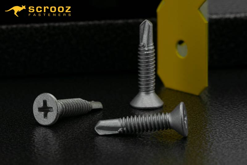 Scrooz Countersunk Metal Self Drilling Screws