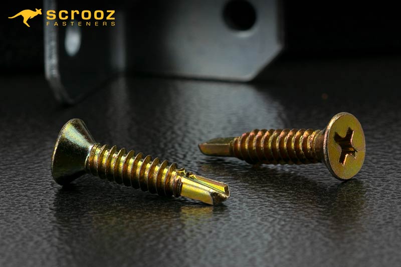 Countersunk Metal Self Drilling Tek Screws