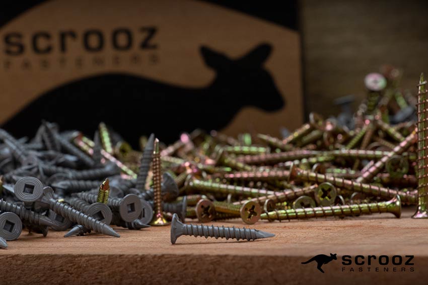 plasterboard bugle screws and fibre cement screws in various finishes types and sizes