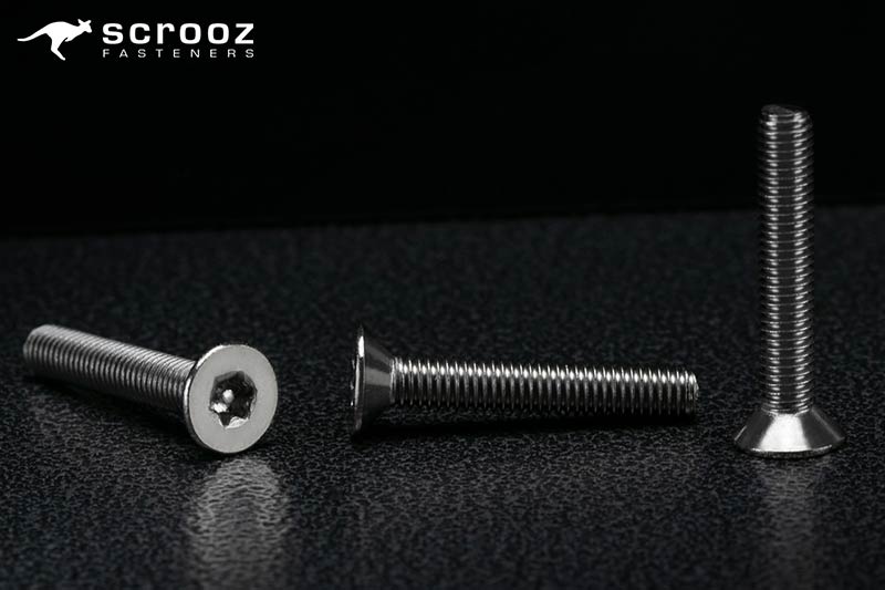 Scrooz Fasteners etal Thread Countersunk Torx Head Security Screws