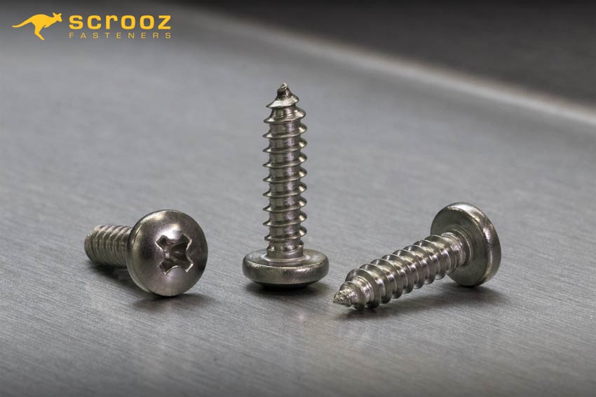 Self Tapping Screws Pan Head 6 Stainless Steel Splash Image