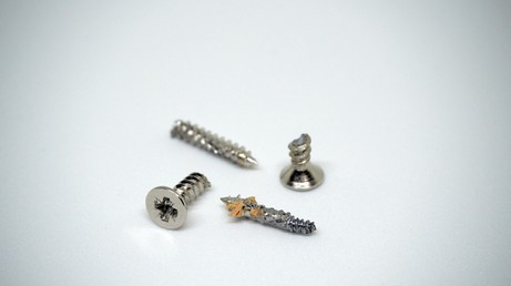 snapped decking screws in various placed