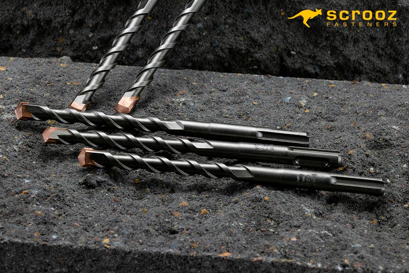 Scrooz 2 Cutter SDS Concrete Drill Bits