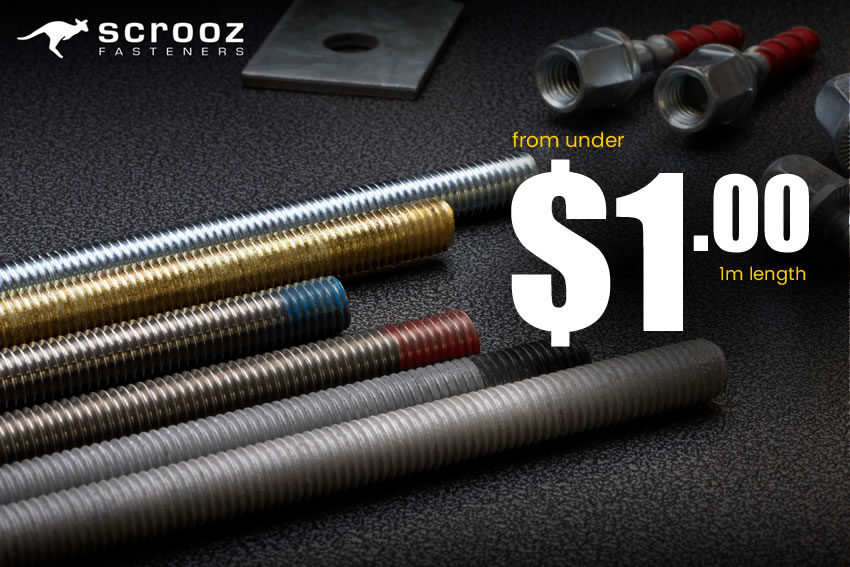 Threaded Rod From Scrooz Fasteners