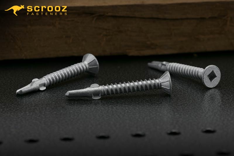 Scrooz Wing Tip Metal Self Drilling Screws